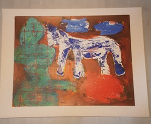Guillaume Lo-A-Njoe - Blue horse kopen? Bied vanaf 100!