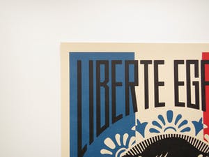 AcheterShepard Fairey - LIBERTÉ, ÉGALITÉ, FRATERNITÉ? Enchérissez de 1!