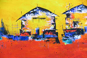 Henk Kuijpers - Acryl op doek, Zia - Ingelijst kopen? Bied vanaf 120!