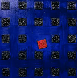 Pim Lenos - Gemengde techniek op paneel, zonder titel (Groot formaat!) kopen? Bied vanaf 1!