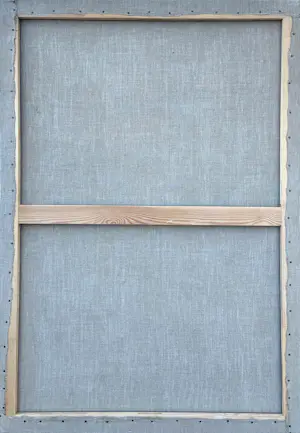 Gundi Falk - Große abstrakte Komposition auf Leinwand – 100 x 70 cm kopen? Bied vanaf 300!