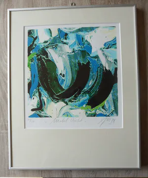 JAS - Zeefdruk-Mabel Violet - Ingelijst kopen? Bied vanaf 35!