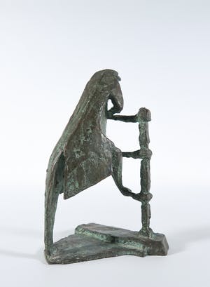 Ad M. Jenner - Brons, Man op brug kopen? Bied vanaf 150!