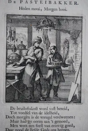 Jan Luyken - 3 ingelijste antieke kopergravures + boekwerk kopen? Bied vanaf 45!