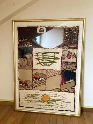 Pierre Alechinsky - Originele litho Alechinsky (Cobra groep) verkocht voor € 100!