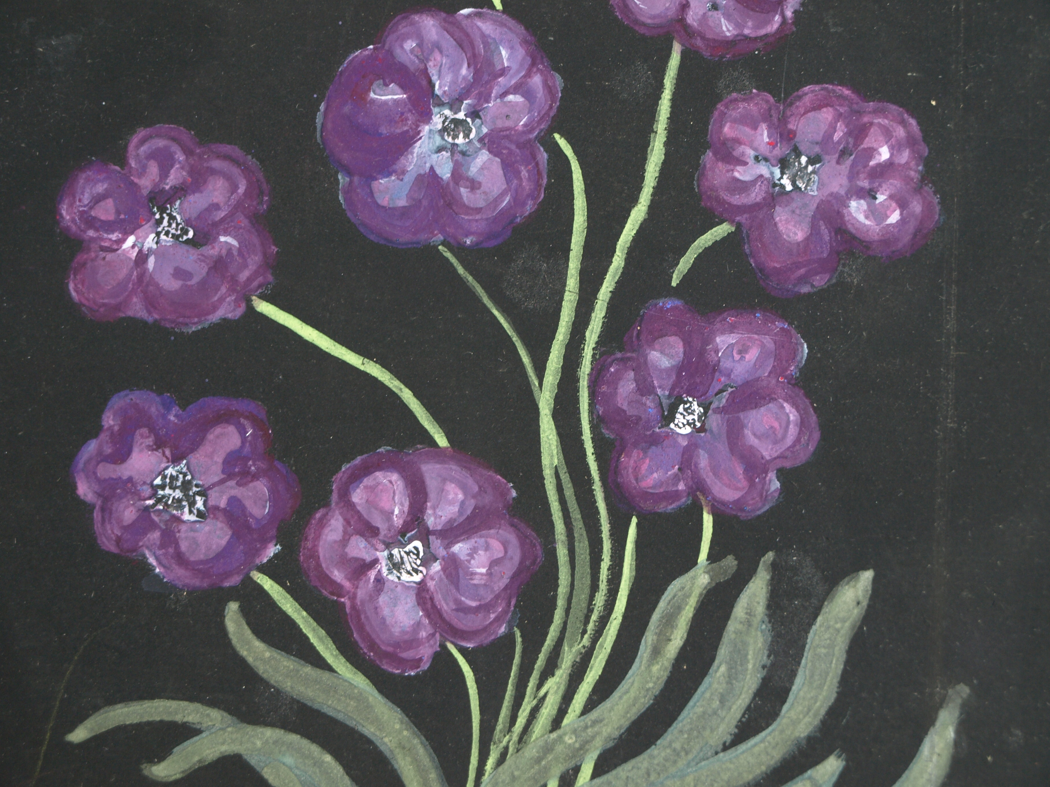 Bernard Canter - Bloemen in een vaas , Bloemstilleven - Olieverf op karton – ca 1940 kopen? Bied vanaf 30!