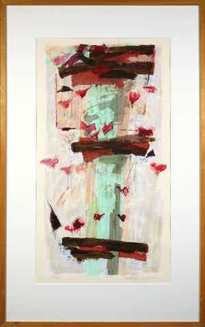 Richard Smeets - Zeefdruk, Zonder titel - Ingelijst (Groot) verkocht voor € 35!