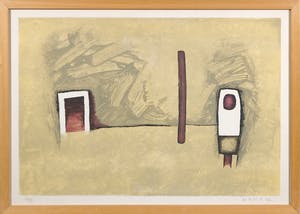 Witold-K - Litho, Zonder titel - Ingelijst kopen? Bied vanaf 100!