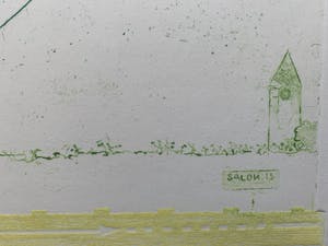 Eduard Flor - ets/aquatint met reliëfdruk - 'Hemel 's nachts' - 1970 (Prent 190 Serie 5B) kopen? Bied vanaf 70!