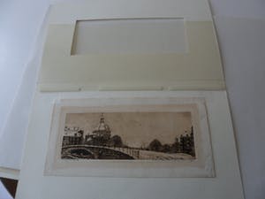 Cornelis Brandenburg - Ets - Koepelkerk, Amsterdam kopen? Bied vanaf 35!