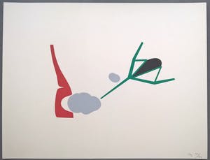 Tjeng Sit Oey - Gesigneerde kleuren zeefdruk kopen? Bied vanaf 55!