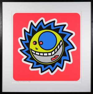 Ottograph - Zeefdruk, Zonnetje - Ingelijst kopen? Bied vanaf 1!