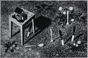 Maries Hendriks - Houtgravure, Private 4 - Ingelijst (Zeer Groot) kopen? Bied vanaf 100!