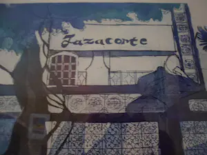 Sylvia Oudkerk - kleurenets - Titel, Tazacorte, ingelijst kopen? Bied vanaf 40!