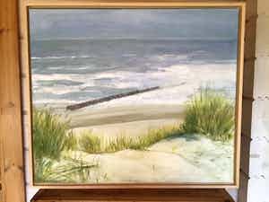 Niet of onleesbaar gesigneerd - Zeegezicht Breskens verkocht voor € 1!