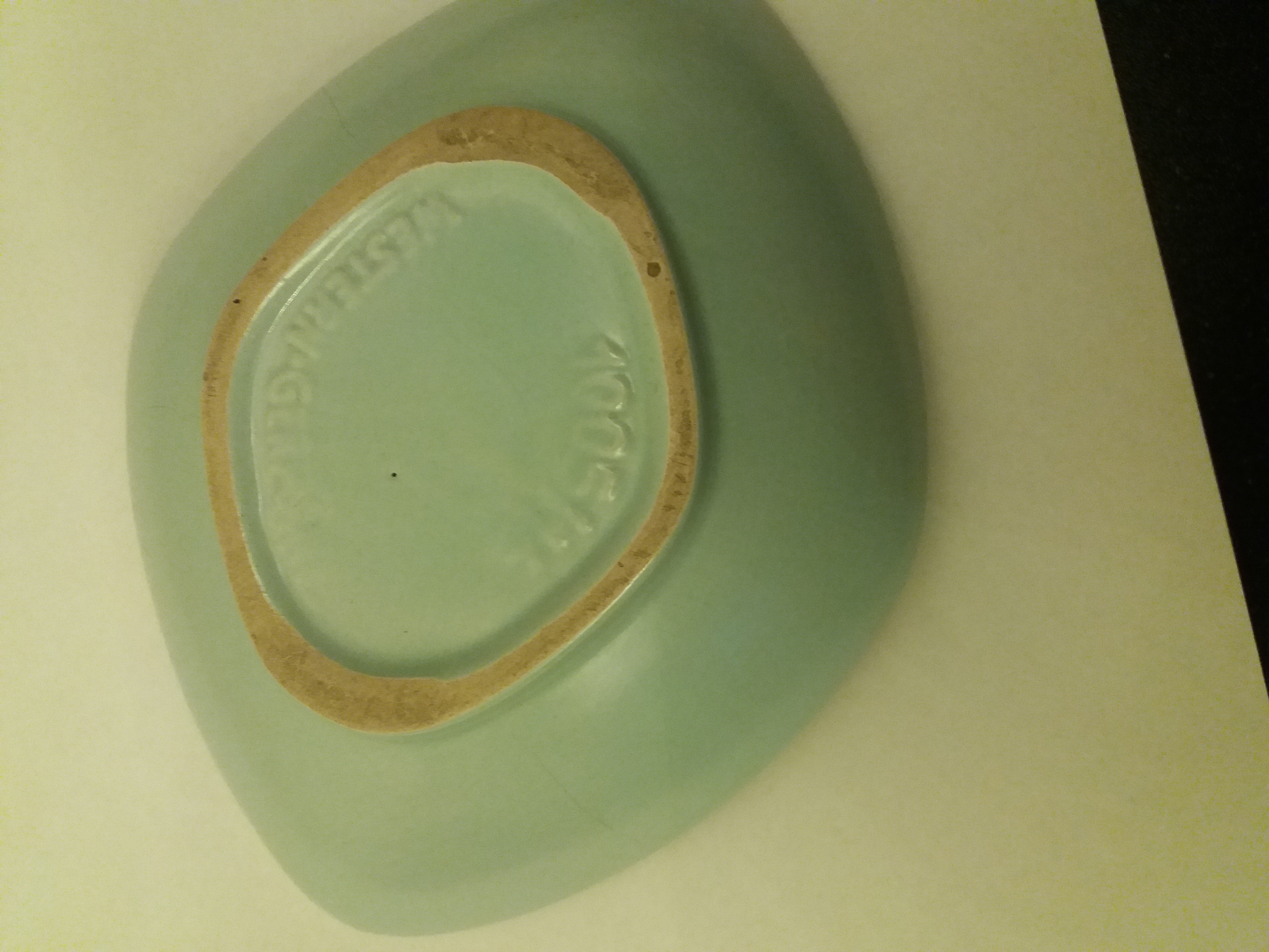 Niet of onleesbaar gesigneerd - Western Germany schaaltje van de jaren 1960  kopen? Bied vanaf 1!