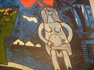 Corneille - laatste kans -zeer mooie zeefdruk in kleine oplage 47/50 kopen? Bied vanaf 230!