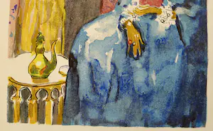 Kees van Dongen - Gravure uit 1001 nacht: 'La femme au voile bleu' kopen? Bied vanaf 1!