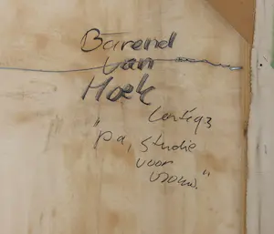 Barend van Hoek - Olieverf op paneel, Pa, studie voor vrouw (Zeer groot) kopen? Bied vanaf 1!