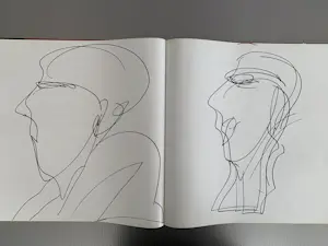 Jeanine Behaeghel - schetsboek met meer dan 160 tekeningen kaufen? Bieten Sie von 300!