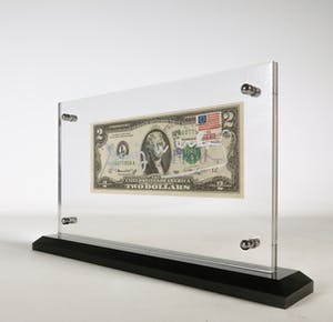 Andy Warhol - Handgesigneerde 2 Dollar Bill kopen? Bied vanaf 1!