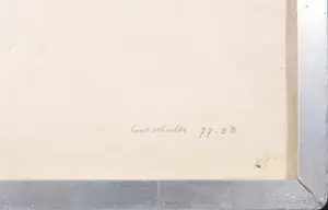 Hans Schults - Tekening, 77-8B - Ingelijst kopen? Bied vanaf 1!