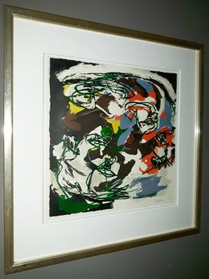 Karel Appel - Storm, litho (mooi ingelijst) kopen? Bied vanaf 895!