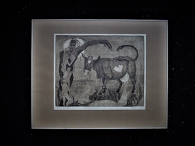 Nel Kleijn - Fraaie Ets/Aquatint 1e staat "Pluk de Dag" gesigneerd 1979 kopen? Bied vanaf 1!