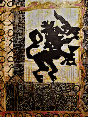 Peter Keizer - Mega groot (140x190cm!) olieverf op doek "de Nederlandse leeuw" kopen? Bied vanaf 1!
