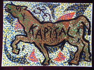 A.R. Penck - Kapital, Pferd, Farboffset, signiert kopen? Bied vanaf 99!