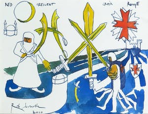 Rob Scholte - Aquarel, Red Crescent Croix Rouge kopen? Bied vanaf 1!