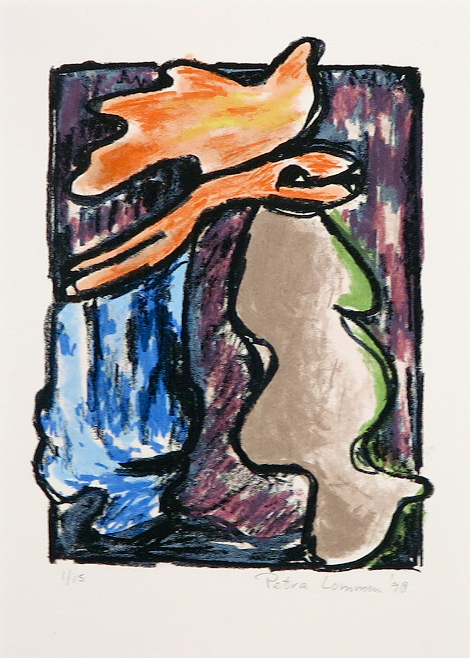 Petra Lommen - Zeefdruk, Zonder titel kopen? Bied vanaf 1!