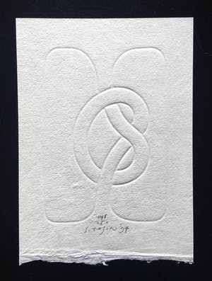 Shinkichi Tajiri - diepdruk ‘Knoop’ - 1997 - incl. publicatie kopen? Bied vanaf 175!