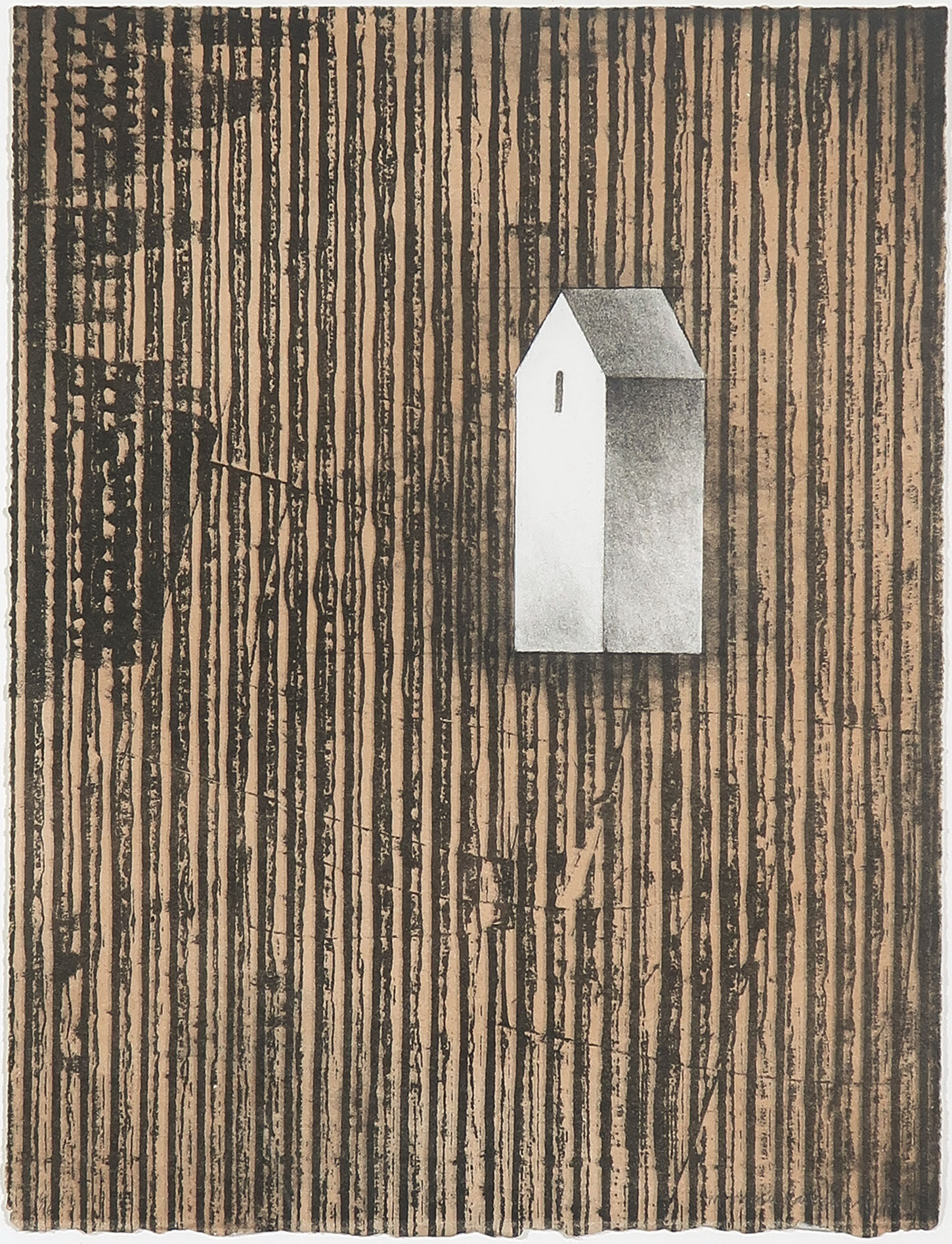 Jurjen Ravenhorst - Litho, Zonder titel III - Ingelijst kopen? Bied vanaf 35!