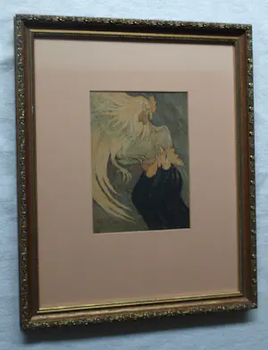 Theo van Hoytema - Ingelijste kleurlithografie “Vechtende Hanen” uit de kalender 1907 kopen? Bied vanaf 40!