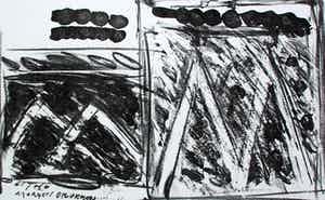 Hugo de Clercq - Litho - compositie : morgen drukken - 1982 verkocht voor € 65!