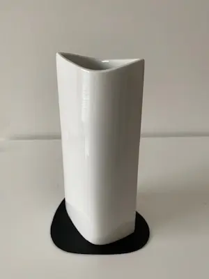 KPM Berlin - Fraaie zware modernistische vaas "Rhombus" Annelies Rudolph 1959 kopen? Bied vanaf 35!