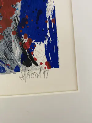 Ad van Hassel - Tulpen blauw/rood kopen? Bied vanaf 60!