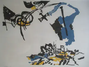 Jef Diederen - Ingelijste houtsnede kopen? Bied vanaf 1!