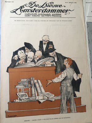 Piet van der Hem - Collectie van litho's voor De Nieuwe Amsterdammer 1915-1918 kopen? Bied vanaf 200!