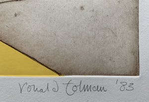 Ronald Tolman - handgesigneerde ets - 'Prometheus' - 1983 kopen? Bied vanaf 150!