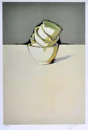 Laurent Reypens - Zeefdruk, Gesigneerd, 58x47 cm, 1992 verkocht voor € 50!