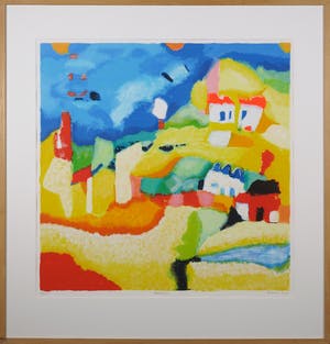 Saskia Bremer - Zeefdruk, Pedragosa - Ingelijst (Groot) kopen? Bied vanaf 20!