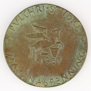 Bram Roth - Bronzen penning: Maecenas-penning Pulchri Studio Den Haag, 1967 kopen? Bied vanaf 150!