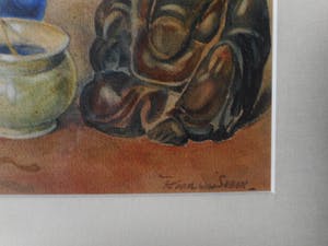 Karel van Seben - twee vrouwen en twee boedha's kopen? Bied vanaf 50!