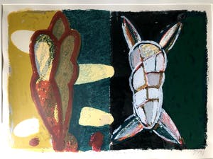 Piet Warffemius - Slangekracht - Zeefdruk, Fraai Ingelijst kopen? Bied vanaf 80!