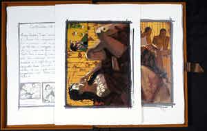 Nico Vrielink - Complete map van zeefdrukken, Confrontation with Gaugain verkocht voor € 120!