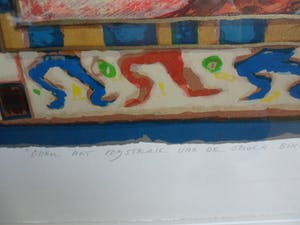 Eric Toebosch - Zeefdruk, 2000, 'Over het mysterie van de gouden ballen' kopen? Bied vanaf 60!