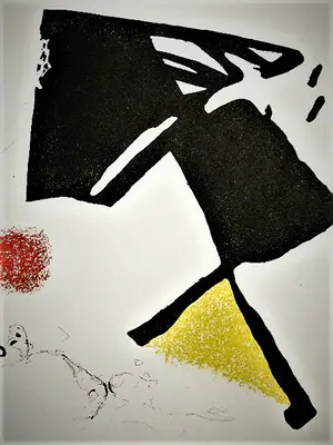 Niet of onleesbaar gesigneerd - Oost Europese handgekleurde Litho - zeer kleine oplage van 10ex. - gesigneerd kopen? Bied vanaf 1!