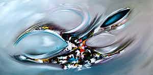 Gena - Abstract Light verkocht voor € 250!